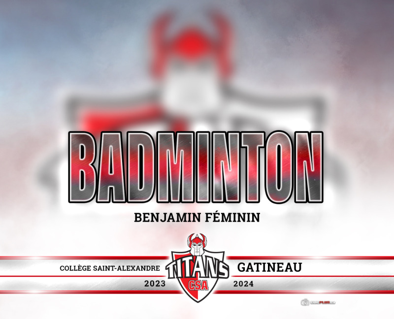 Badminton - Benjamin Féminin
